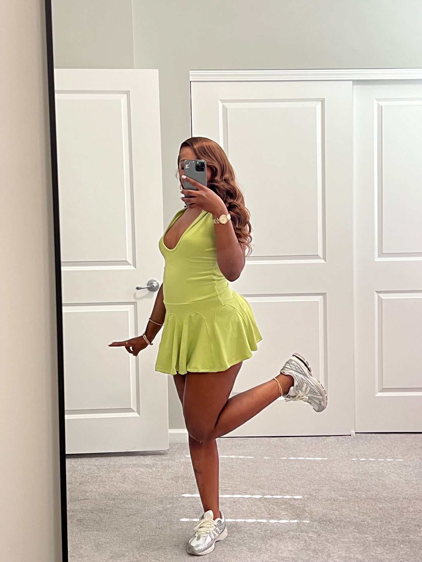 Tennis Pleated Dress